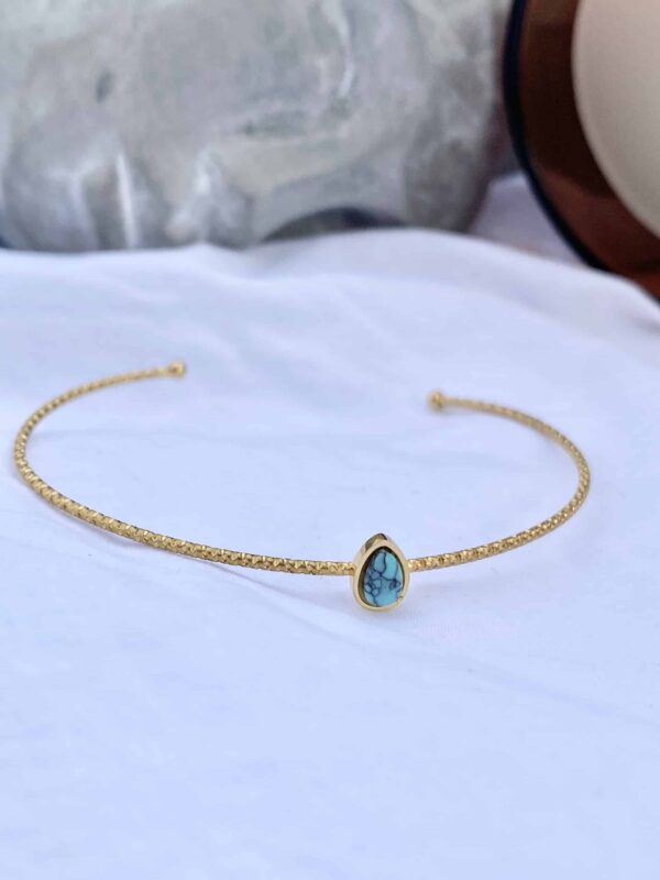 Bangle With Turquoise Tears