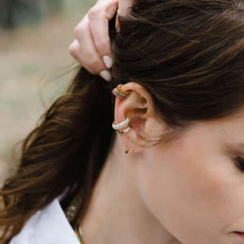 Mini EarCuff With Zircon