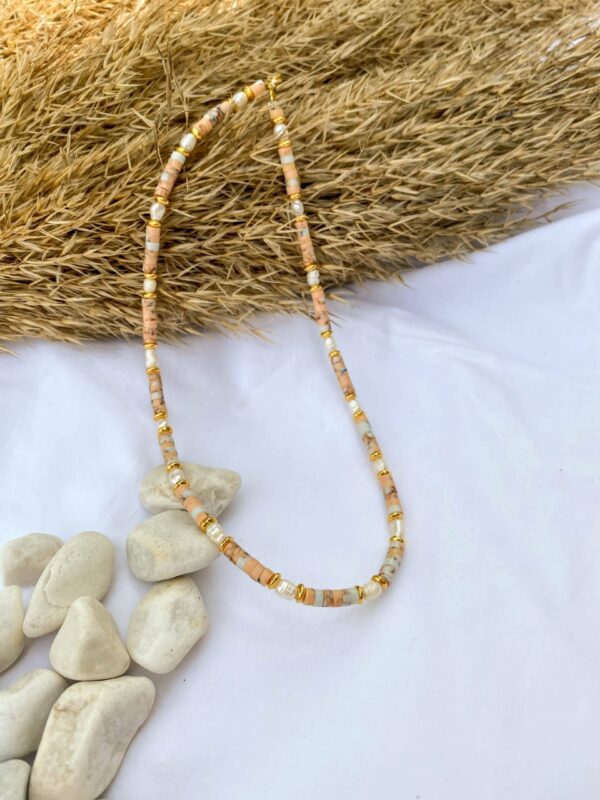 Natural Peach Necklace