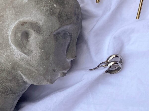 Small Silver Hoops