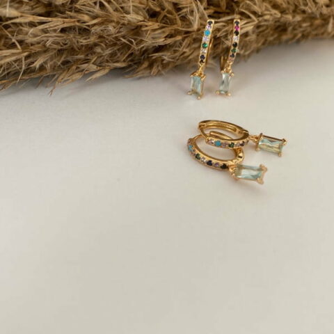 Zircon Drop Earring