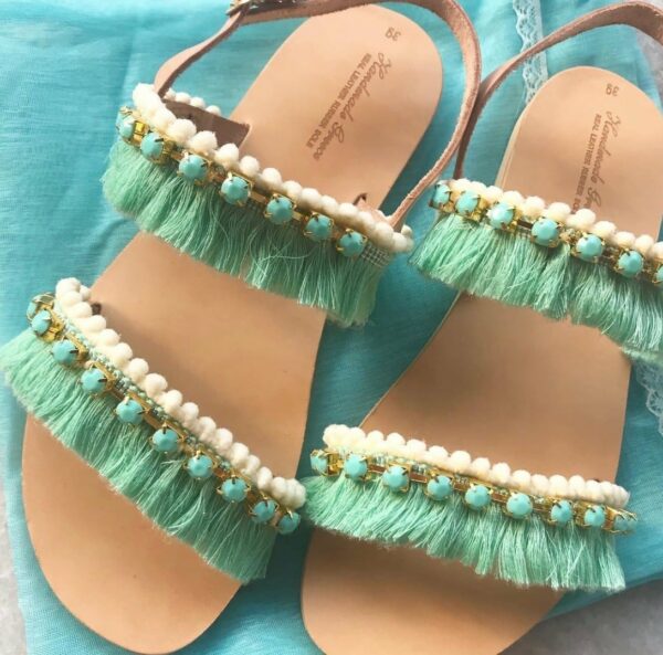 Sandals With Two Bars