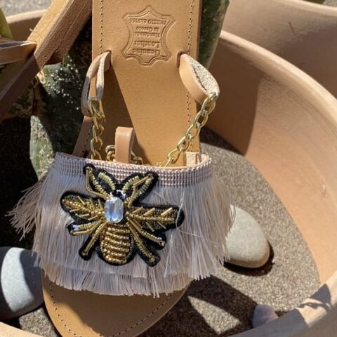 Leather Sandals (Bee)