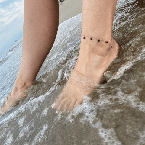 Zircon Anklet Bracelet