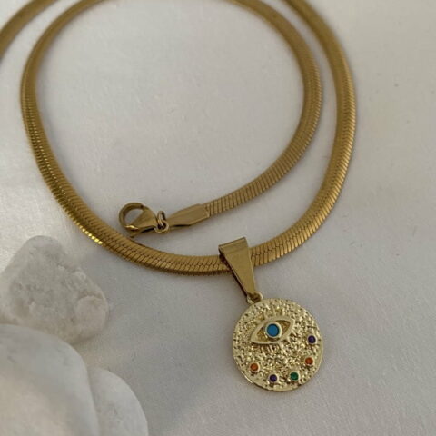 stainless chain with eye