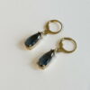 Drop Earring Zircon (Black)