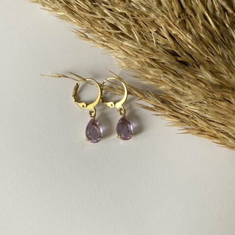 Small Drop Zircon (Lilac)
