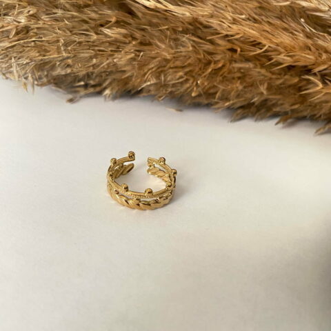 Double ring gold