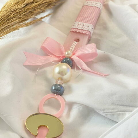 Easter candle with pacifier