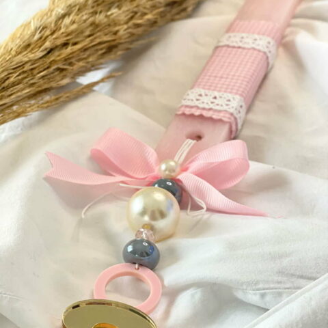 Easter candle with pacifier