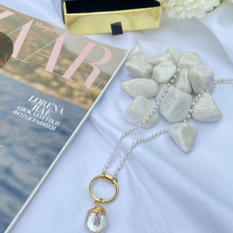 Rosario With Lilac Zircon