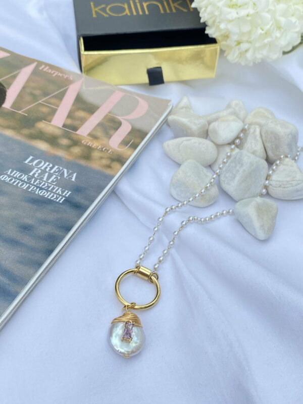 Rosario With Lilac Zircon