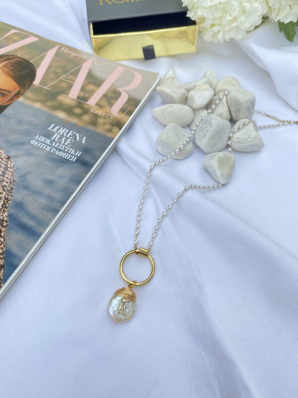 Rosario With White Zircon