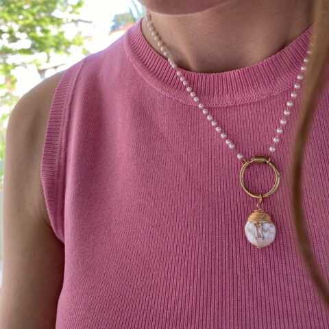 Rosario With Lilac Zircon