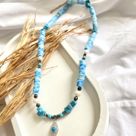 Turquoise Eye Necklace