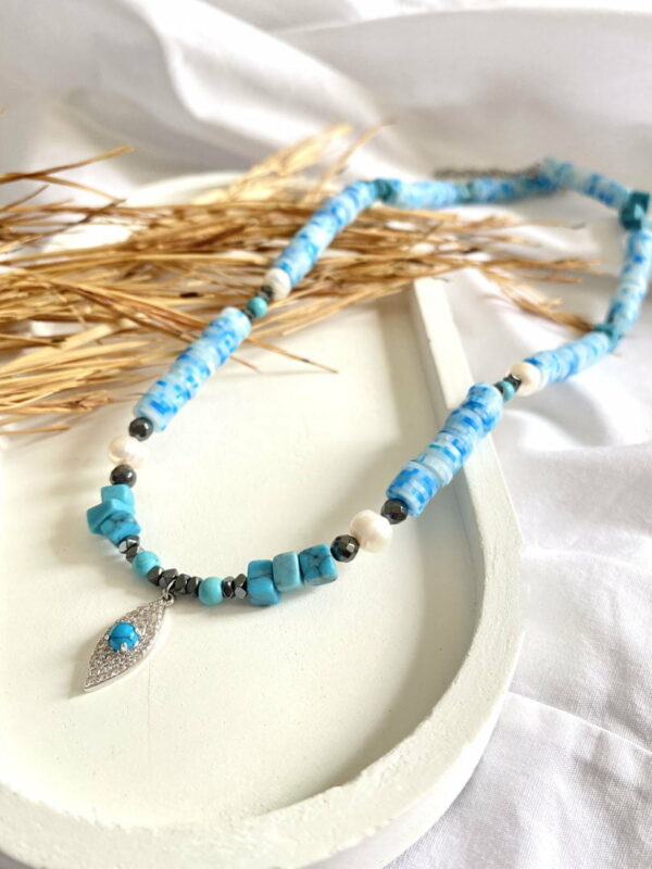 Turquoise Eye Necklace