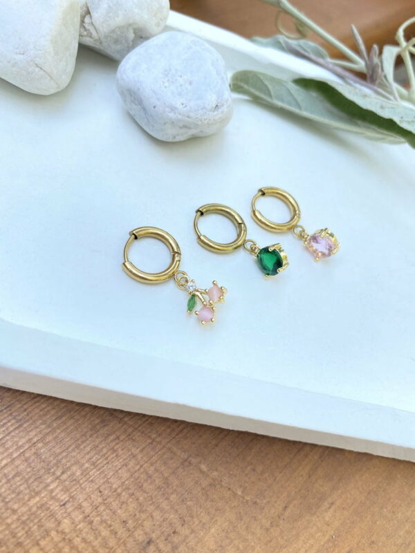 Cherry Tripleta Earring