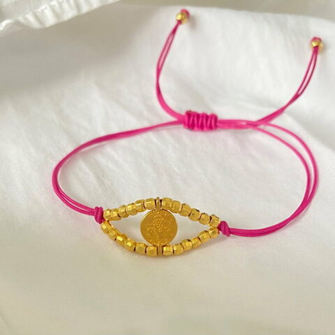 Bραχιόλι Ρόμβος Φούξια