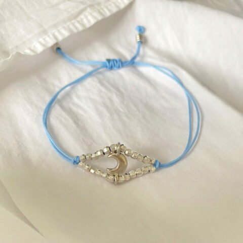 Bραχιόλι Ρόμβος Μπλε