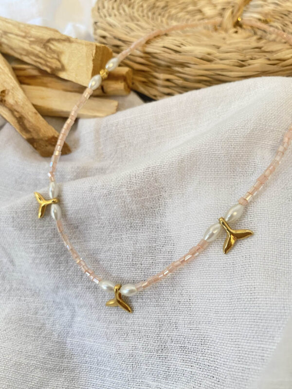 Necklace With Beluga Charms