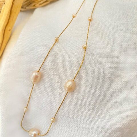 Κολιέ με πέρλες του γλυκού νερού