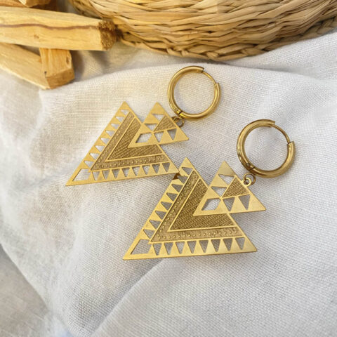 Triangle Boho Earrings