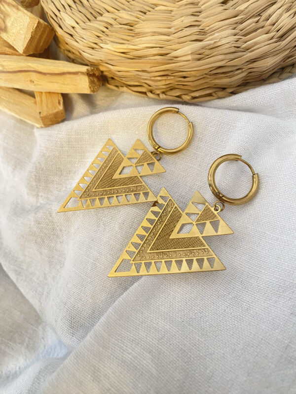 Triangle Boho Earrings