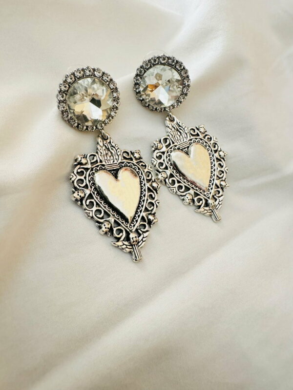 Heart Event Silver Earring