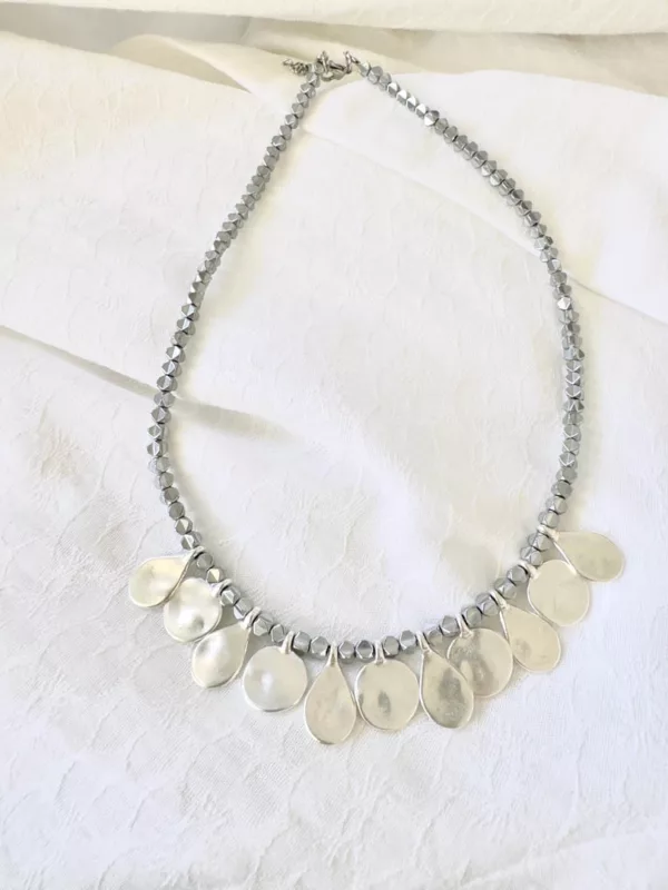 Hematite & Coins necklace