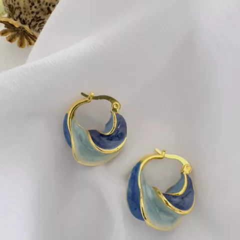 Wave earrings