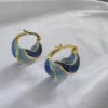 Wave earrings