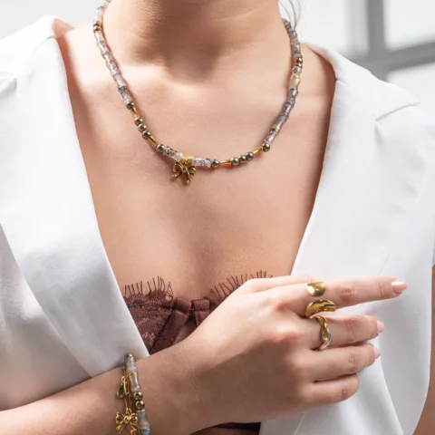 Δαχτυλίδι από ανοξείδωτο ατσάλι, ανοιχτού τύπου, προσαρμόσιμο.