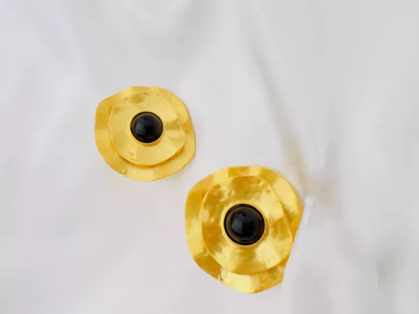 Golden Eclipse Earring